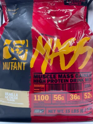 MASS 15 LBS – Muscle Mass Gainer – MUTANT