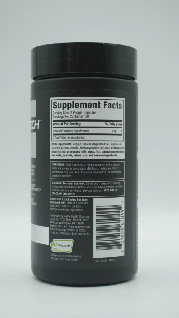 100% Creatina Platinium 100 cap