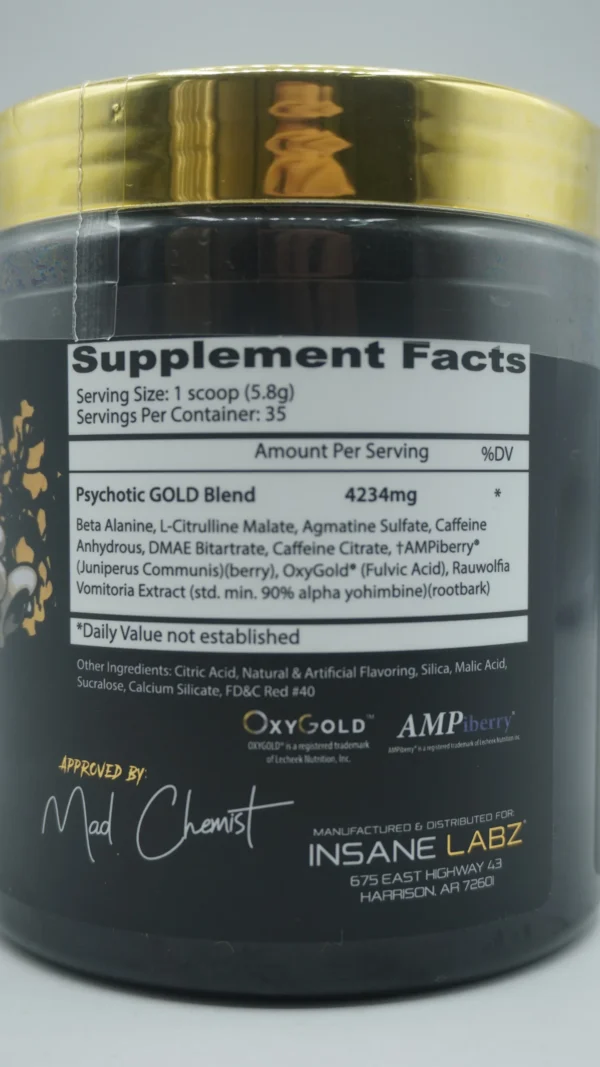 Insane Labz Psychotic Gold