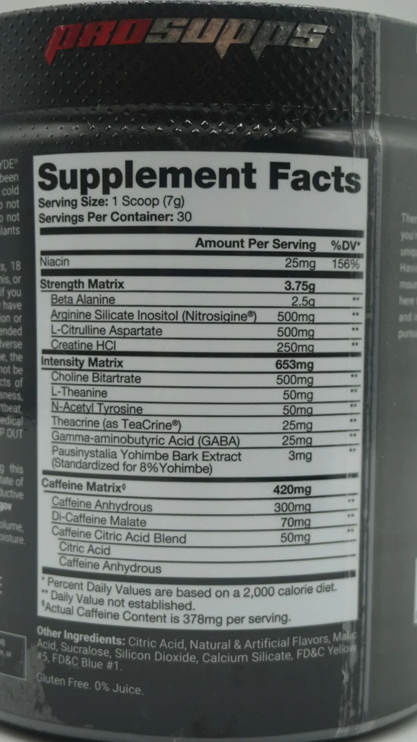 Hyde Xtreme / Pre-workout