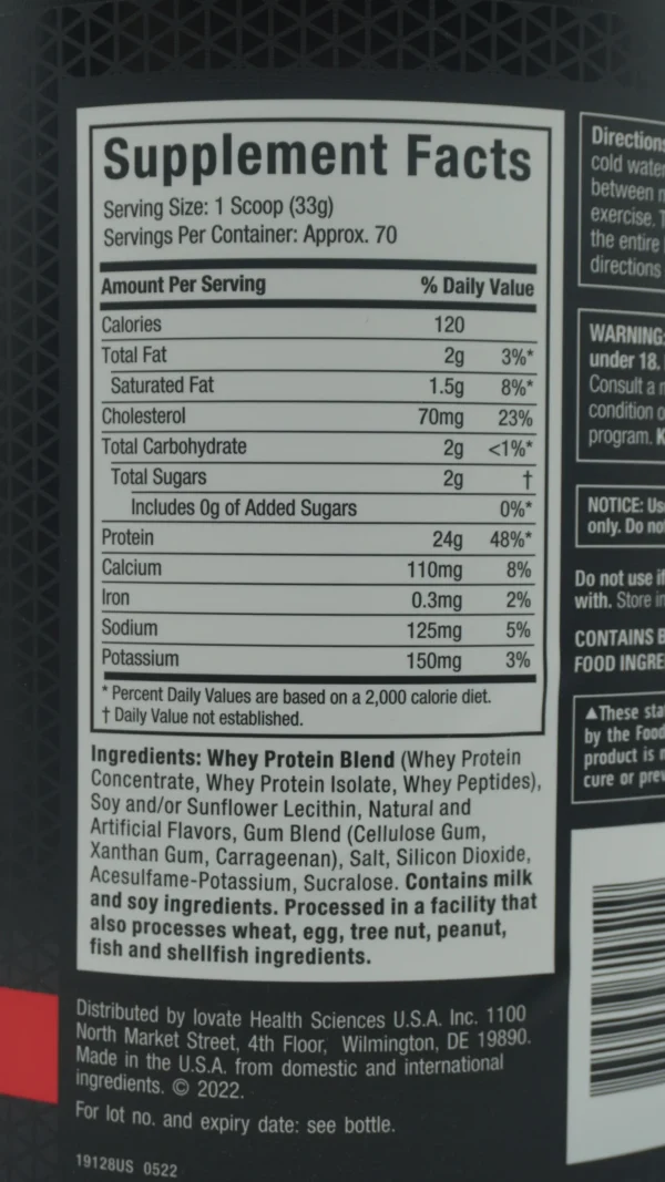 NITRO TECH 5,5 lb / Proteinas