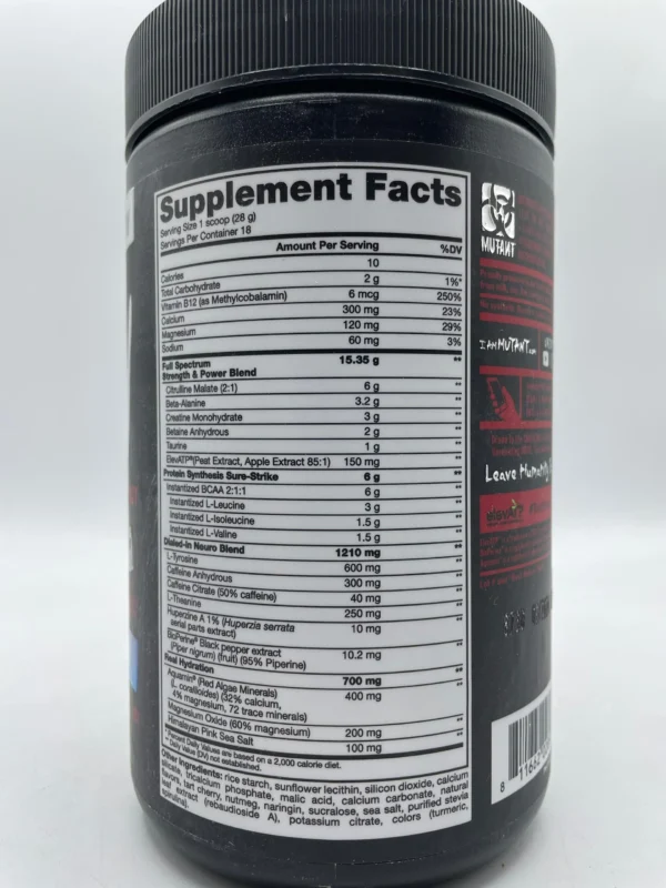 MADNESS ALL-IN - Full-Dose Pre-Workout - MUTANT