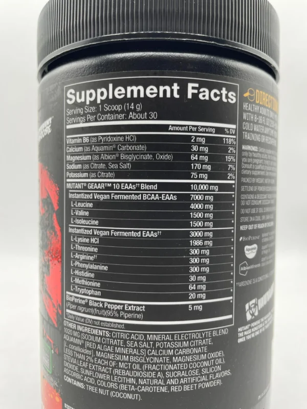 GEAAR - AMINOACIDOS ESENCIALES - MUTANT