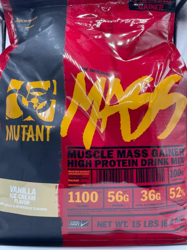 MASS 15 LBS – Muscle Mass Gainer – MUTANT