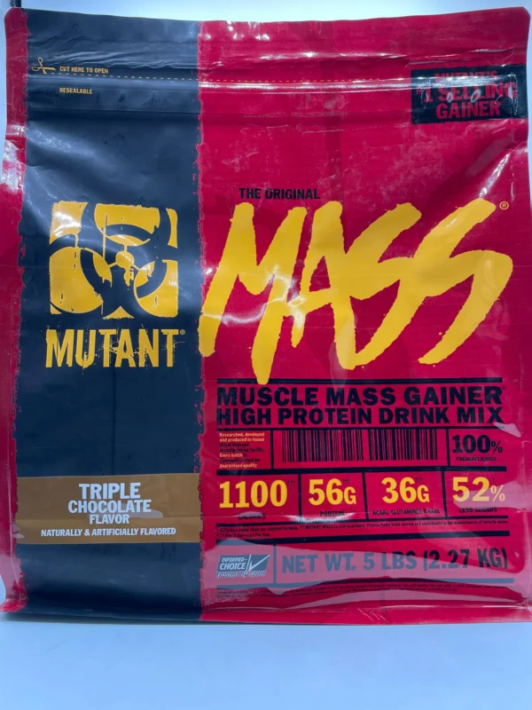MASS 5 LBS - Muscle Mass Gainer - MUTANT