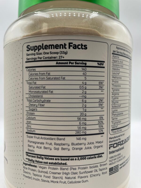 Vegan Protein Plant Based Pro 360 Forzagen