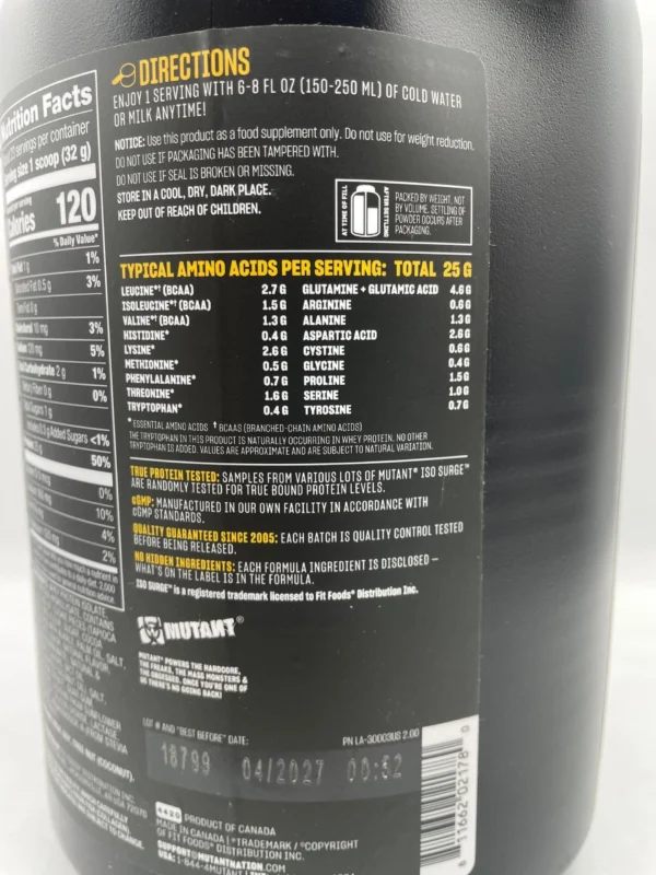 isoSurgetabla2.webp Iso Surge 1,6lbs - MUTANT