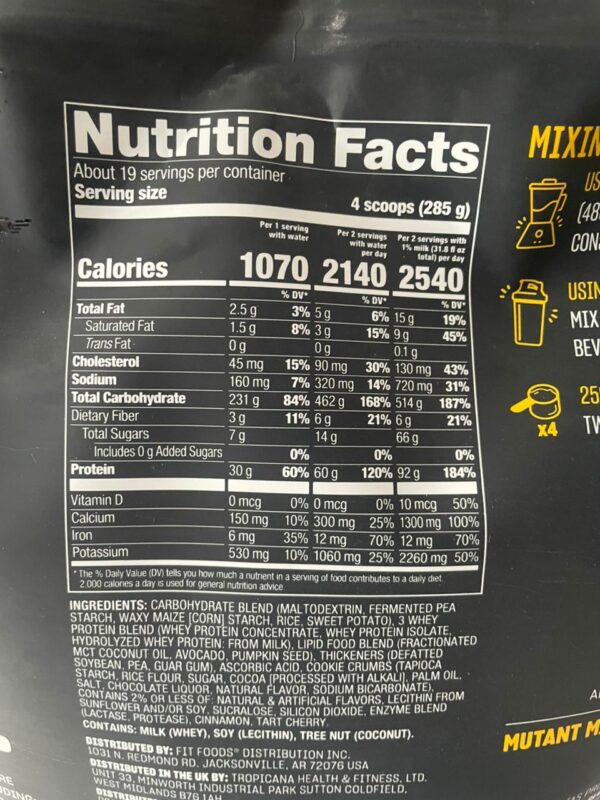 MASS EXTREME 2500 12lbs - MUTANT